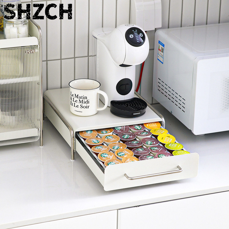 Home Bar And Counter - Koffiecapsulehouder, INS-stijl lade-organizer voor aanrecht, opbergdoos