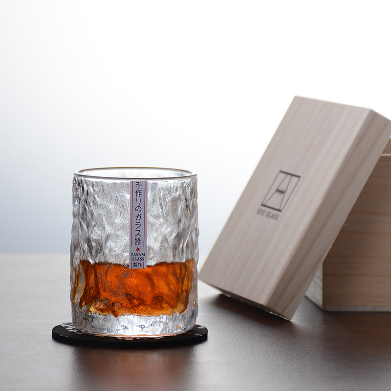 Old Fashioned Glass - Dikke Zware Basis EDO Kristal Gletsjer
