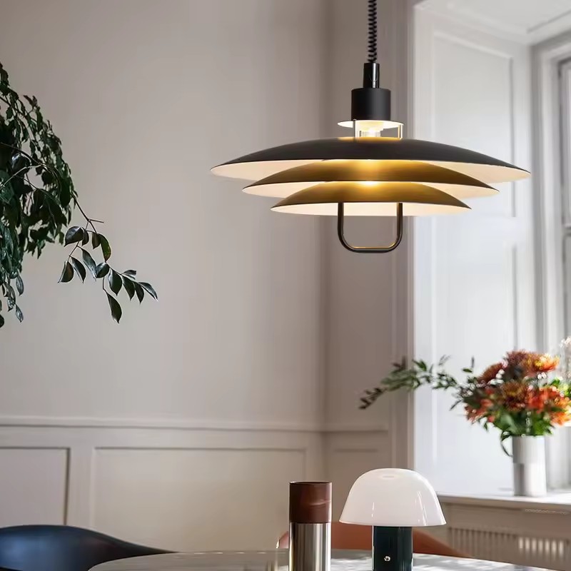 Home Bar And Counter - Woondecoratie Barcounter Restaurant Verstelbare UFO-lampen Designlampen