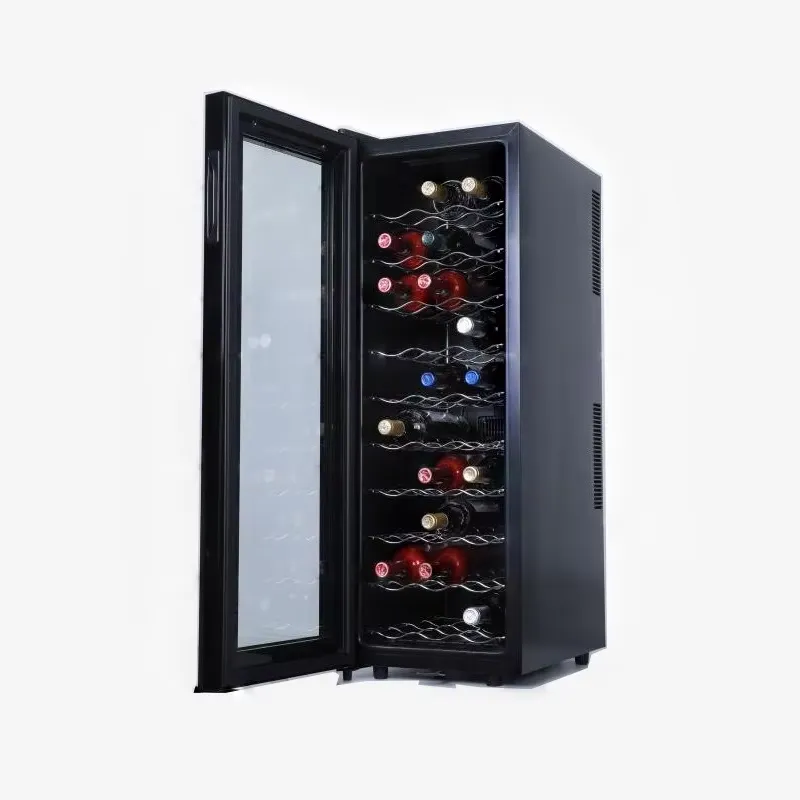 Home Bar And Fridge - Vrijstaande wijnkoeler drankenkoelkast glazen deur buitenkoelkast