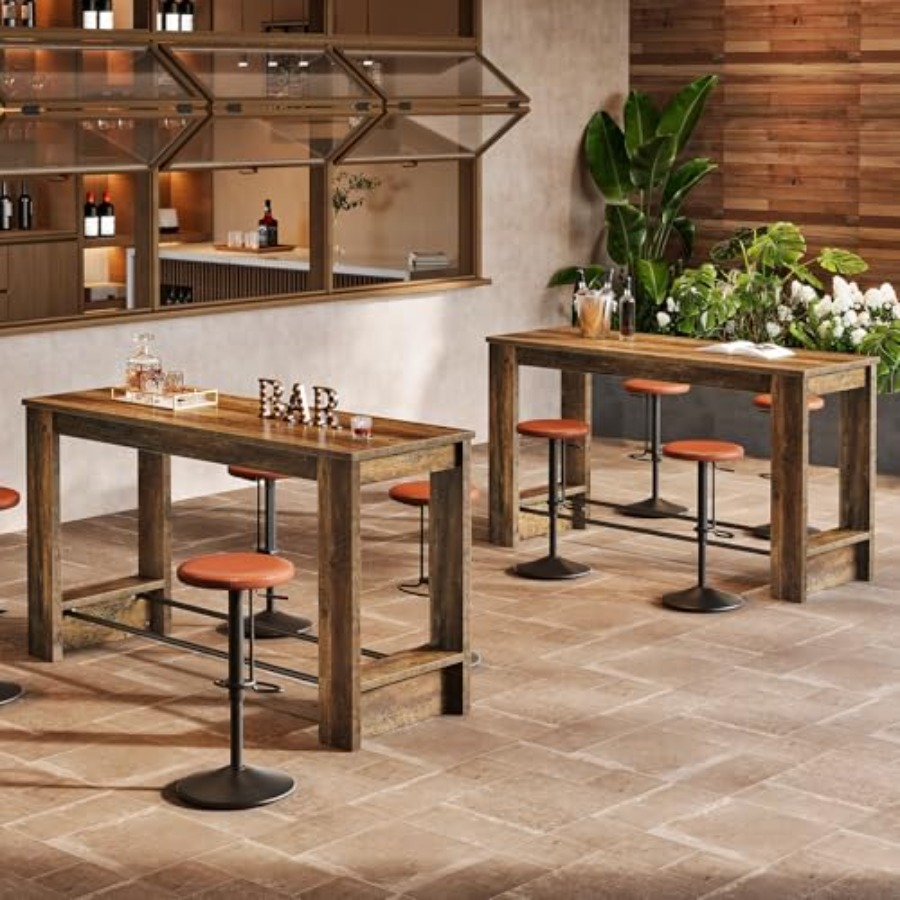63'' Bartafelset van 2, Tafel  - Home Bar And Counter recensie en prijs
