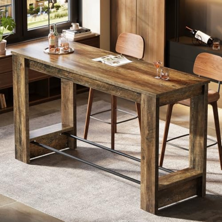 63'' Bartafelset van 2, Tafel  - Home Bar And Counter recensie en prijs