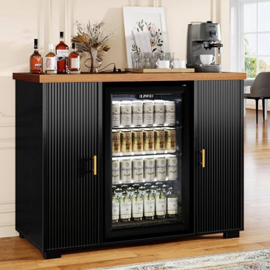 47 cm hoge koffiebar-kast met  - Home Bar And Fridge recensie en prijs