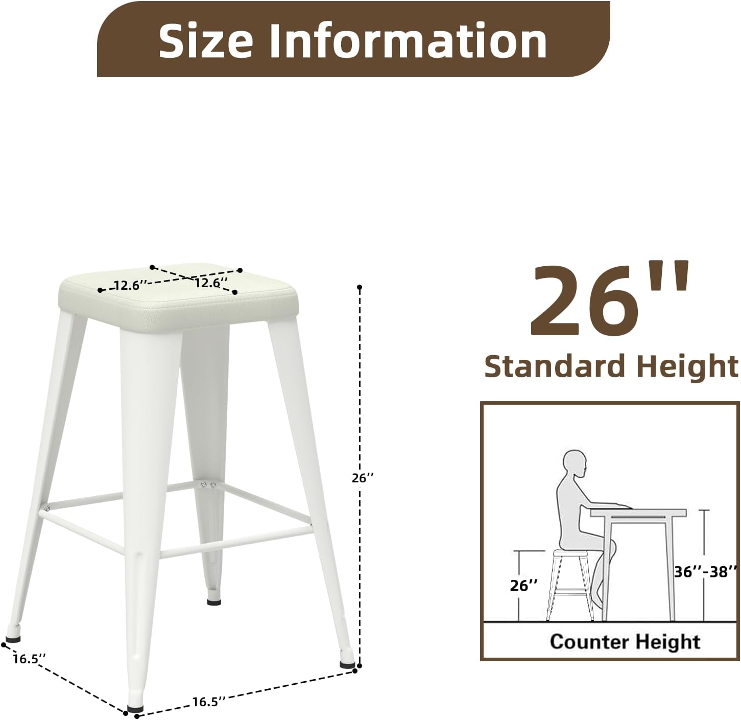 Barstoelen set van 4, 26