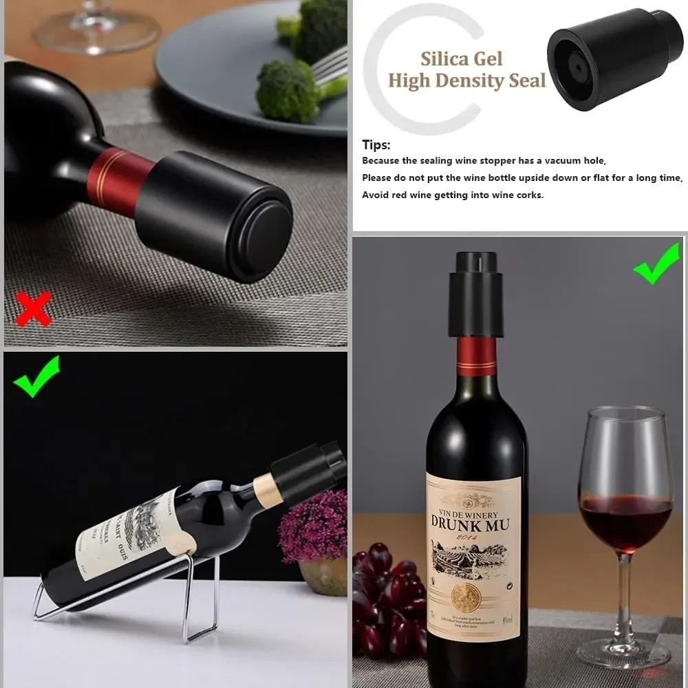 Push-type vacuüm wijnbewaarkor - Wine Preservation Pump recensie en prijs