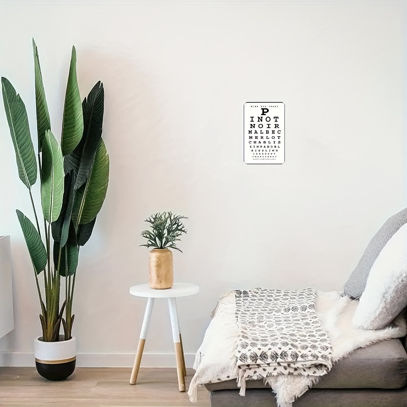 Vintage Wine Eye Chart metalen - Home Bar And Kitchen recensie en prijs