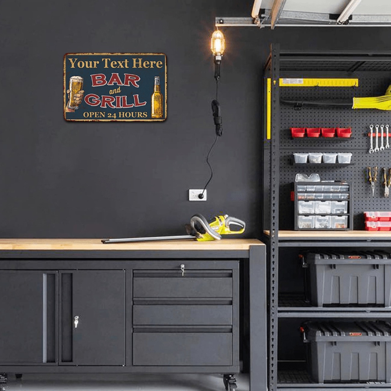 Aanpasbaar aluminium metalen b - Home Bar Signs recensie en prijs