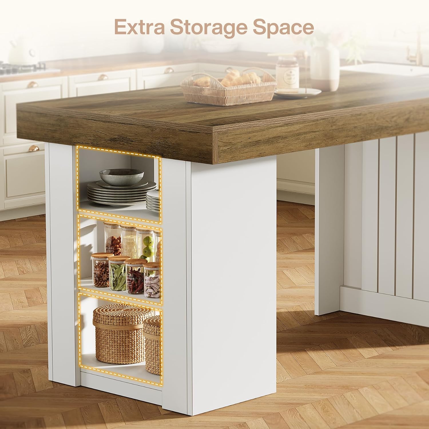 Keuken-eiland met opbergruimte - Home Bar And Counter recensie en prijs