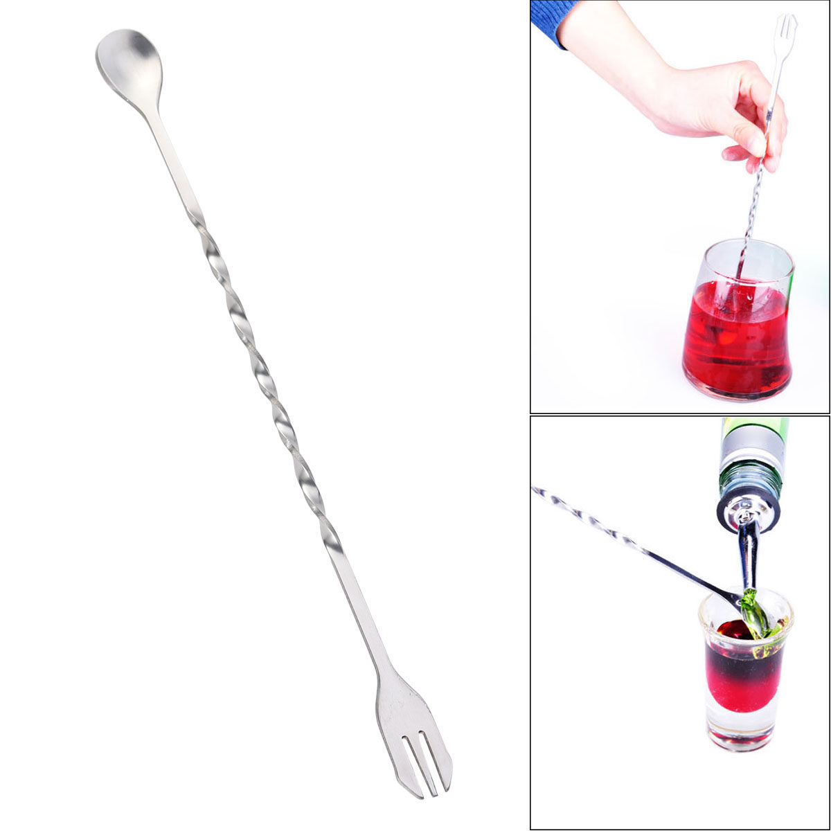 Roestvrijstalen gedraaide lepe - Bar Spoon Twisted recensie en prijs